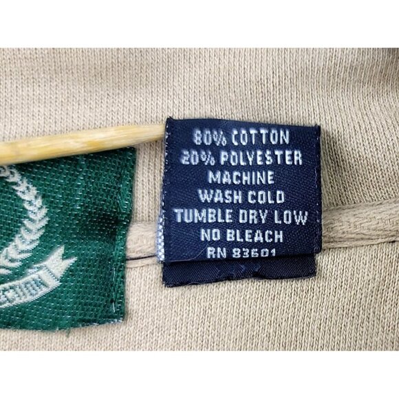 Disney Vintage 80's Golf Collection Pullover 1/4 Zip Sweatshirt 2XL Navy Beige - Picture 4 of 9